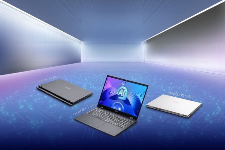 CES2024: MSI presenta variedad de laptops listas para la inteligencia artificial