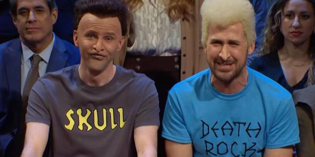 Ryan Gosling protagoniza genial parodia de “Beavis & Butt-Head” en SNL