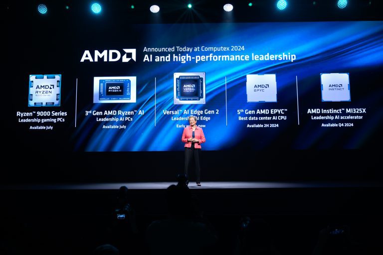 IA de próxima generación de AMD se tomó el centro del escenario de Computex 2024