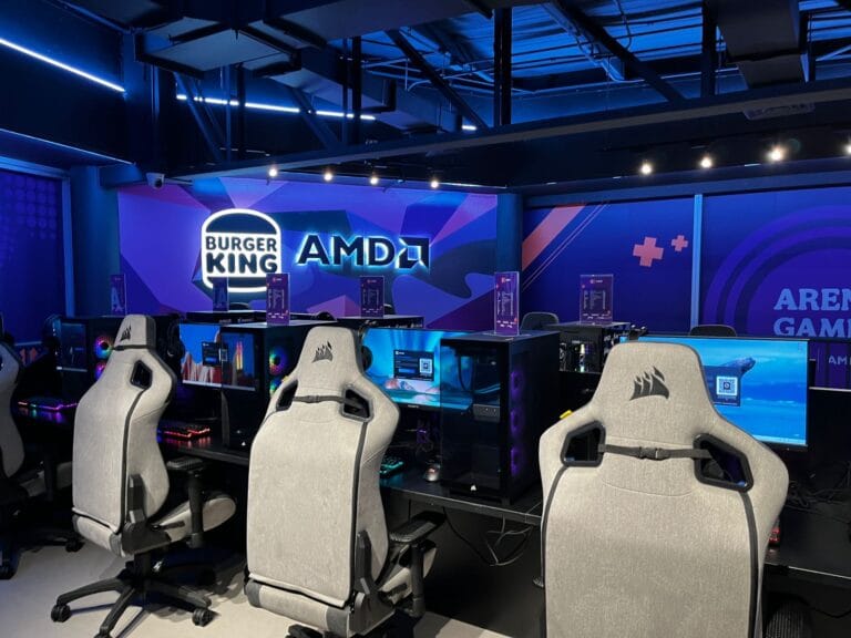 Burger King inaugura su primera Arena Gamer en el país, en alianza con AMD 