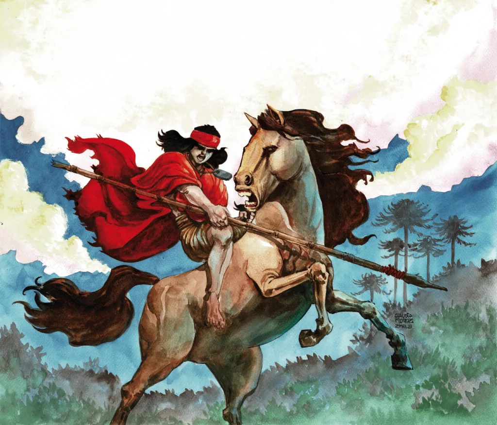 Portada del cómic "Lautaro. El Ascenso", premiado en los Japan International Manga Awards.