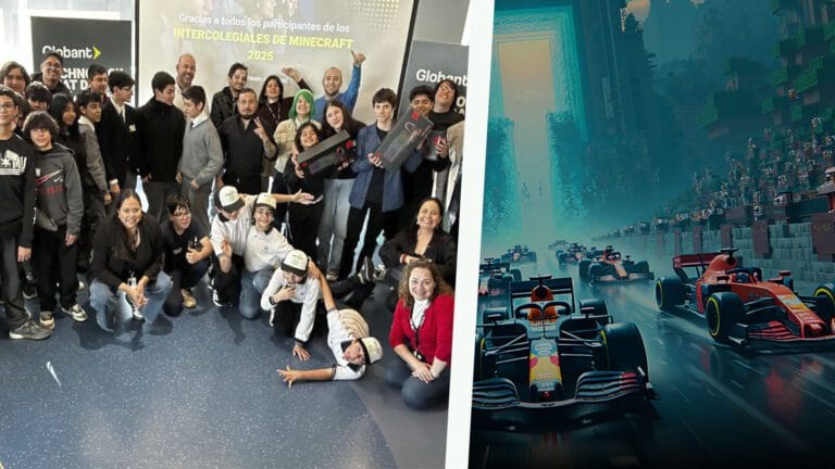 De Chile al mundo: estudiantes representarán al país en la final internacional de los Intercolegiales de Minecraft de Globant