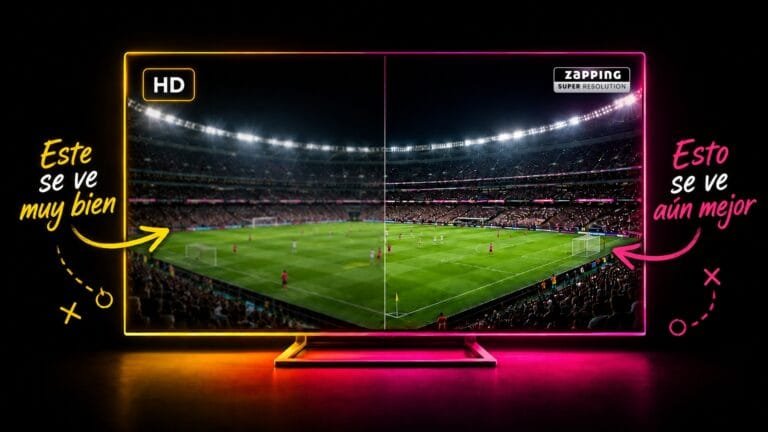 Zapping lanza “Super Resolution”: tecnología propia que mejora la imagen de la TV chilena en tiempo real
