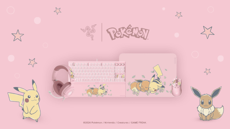 Razer anuncia colección de periféricos inspirada en Pikachu e Eevee