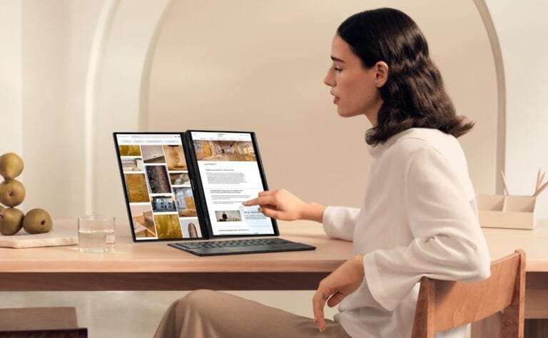 La apuesta por los notebooks de doble pantalla: Más espacio y productividad