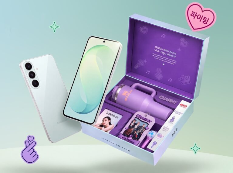 Galaxy S26 FE llega a tiendas Samsung junto a la exclusiva Charmy Fan K-Box 